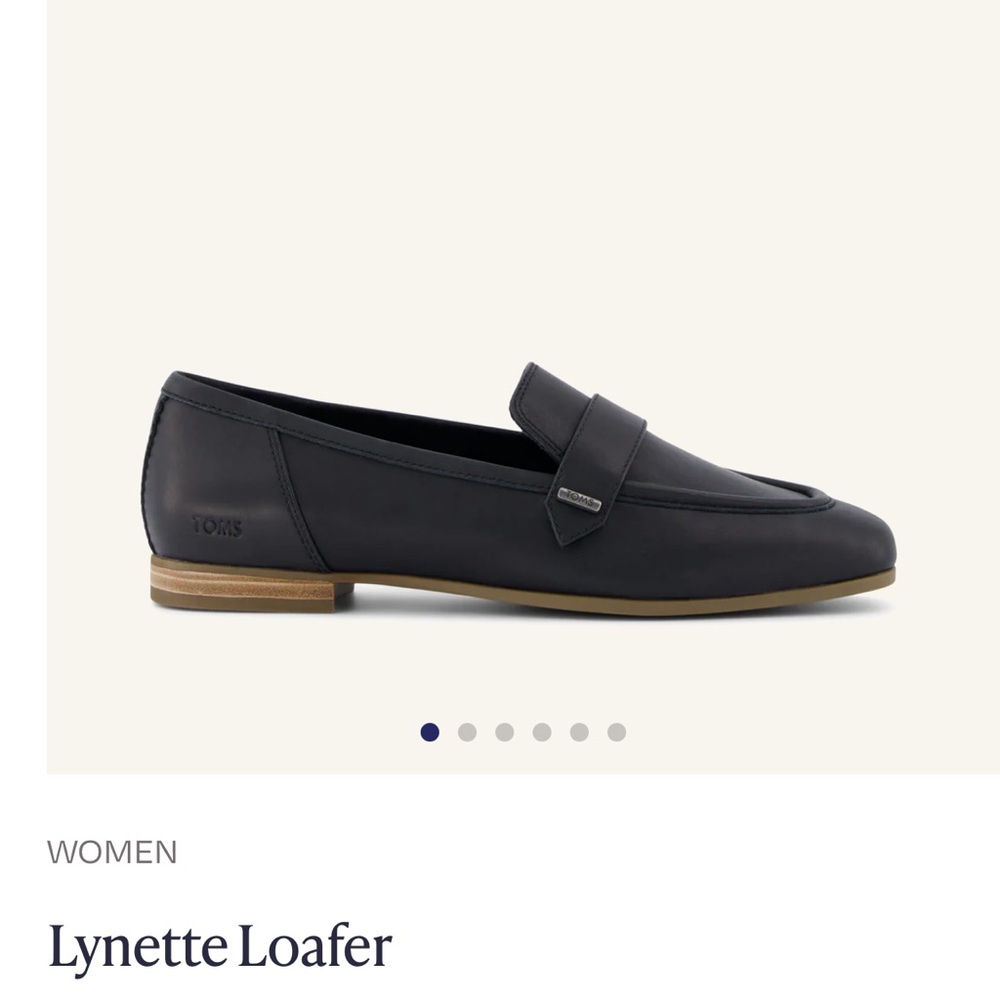 TOMS Lynette Dark Gray Loafers for Women
